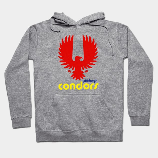 Defunct Pittsburgh Condors ABA Basketball Hoodie by LocalZonly